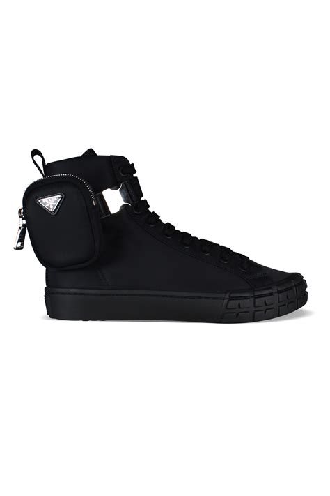 prada high shoes|prada gabardine high top sneakers.